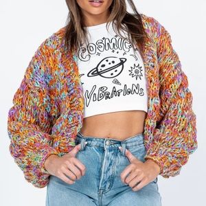 Princess Polly candy cardigan